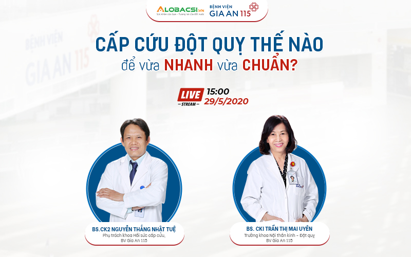 15g ngày 29/5, livestream: Cấp cứu đột quỵ thế nào để vừa nhanh vừa chuẩn?