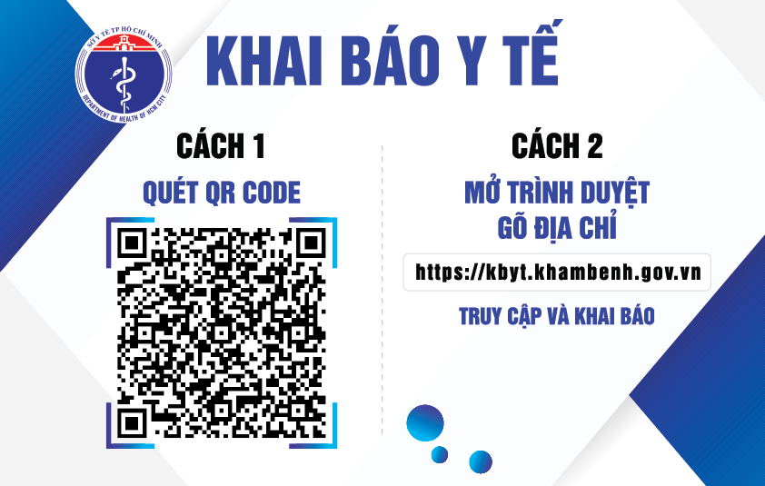 Hướng dẫn khai báo thông tin y tế online