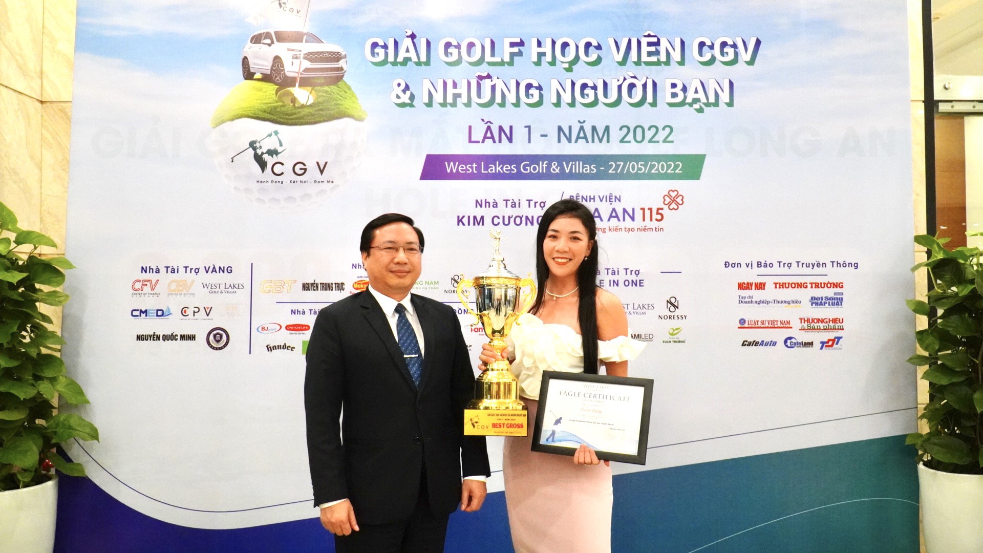 Bệnh viện Gia An 115 - Nhà tài trợ kim cương giải golf “Học viên CGV và những người bạn” lần thứ 1 năm 2022