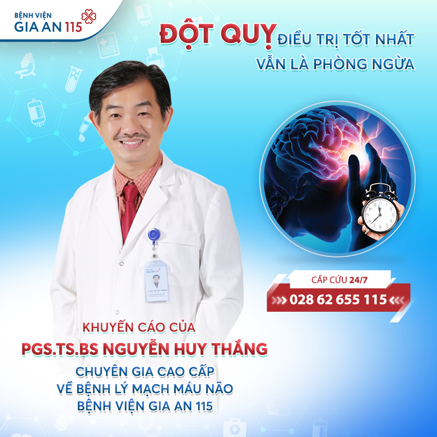 PGS. TS. BS. Nguyễn Huy Thắng chia sẻ: Đột quỵ - Điều trị tốt nhất vẫn là phòng ngừa