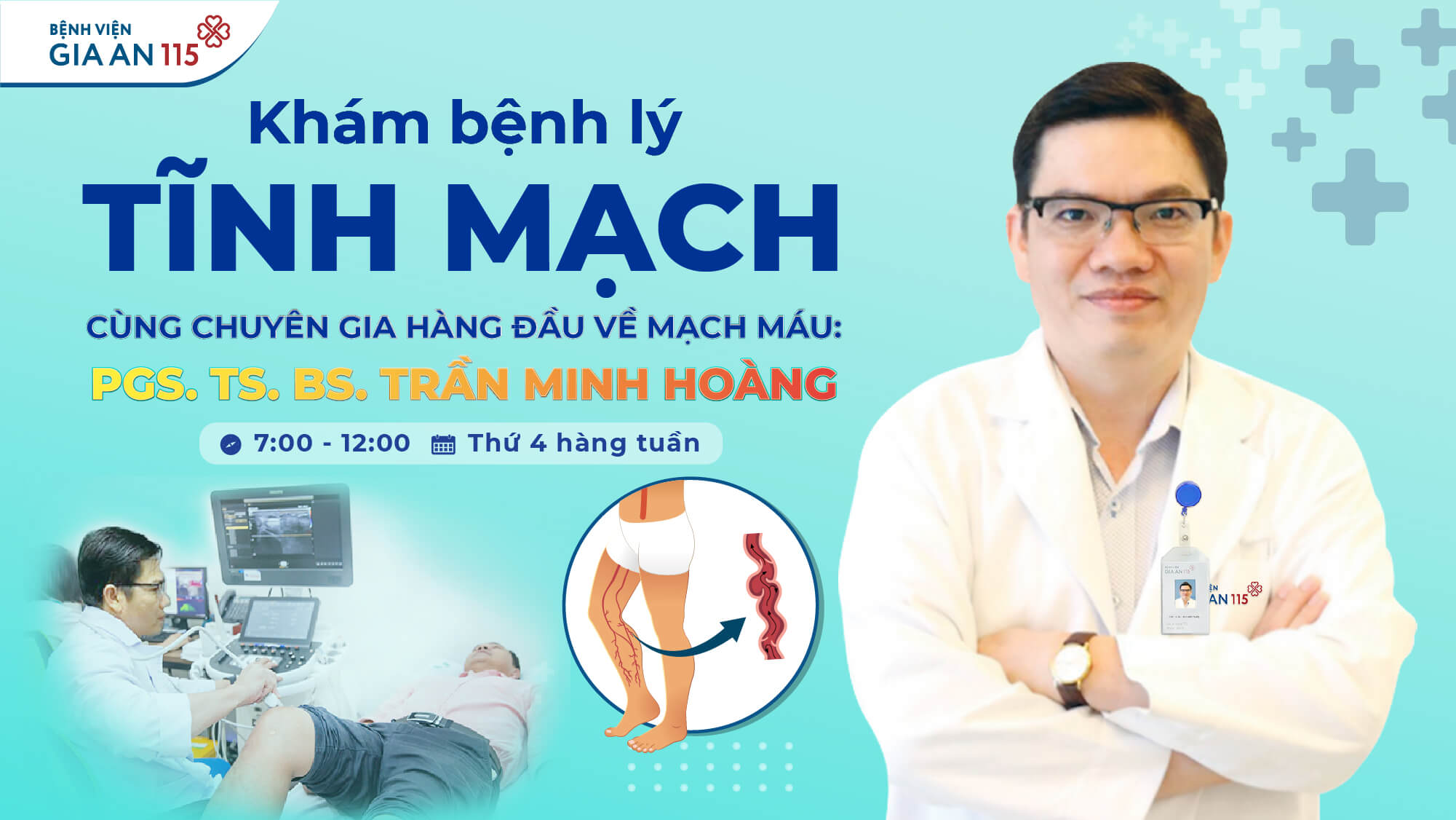 Phòng khám chuyên khoa mạch máu PGS. TS. BS. Trần Minh Hoàng | Gia An 115