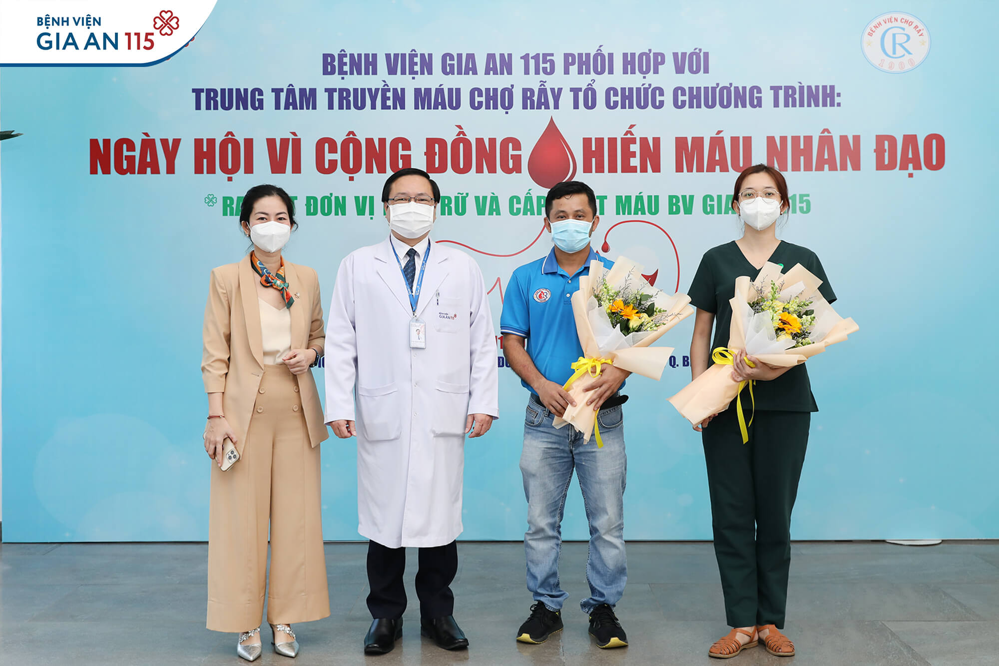 Hơn 250 người tham gia chương trình hiến máu nhân đạo tại Bệnh viện Gia An 115