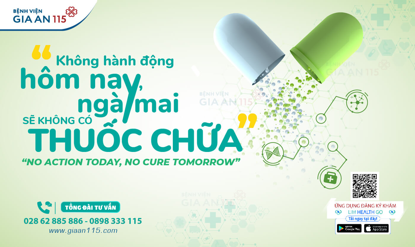 “No action today, no cure tomorrow” - Không hành động hôm nay, ngày mai sẽ không có thuốc chữa