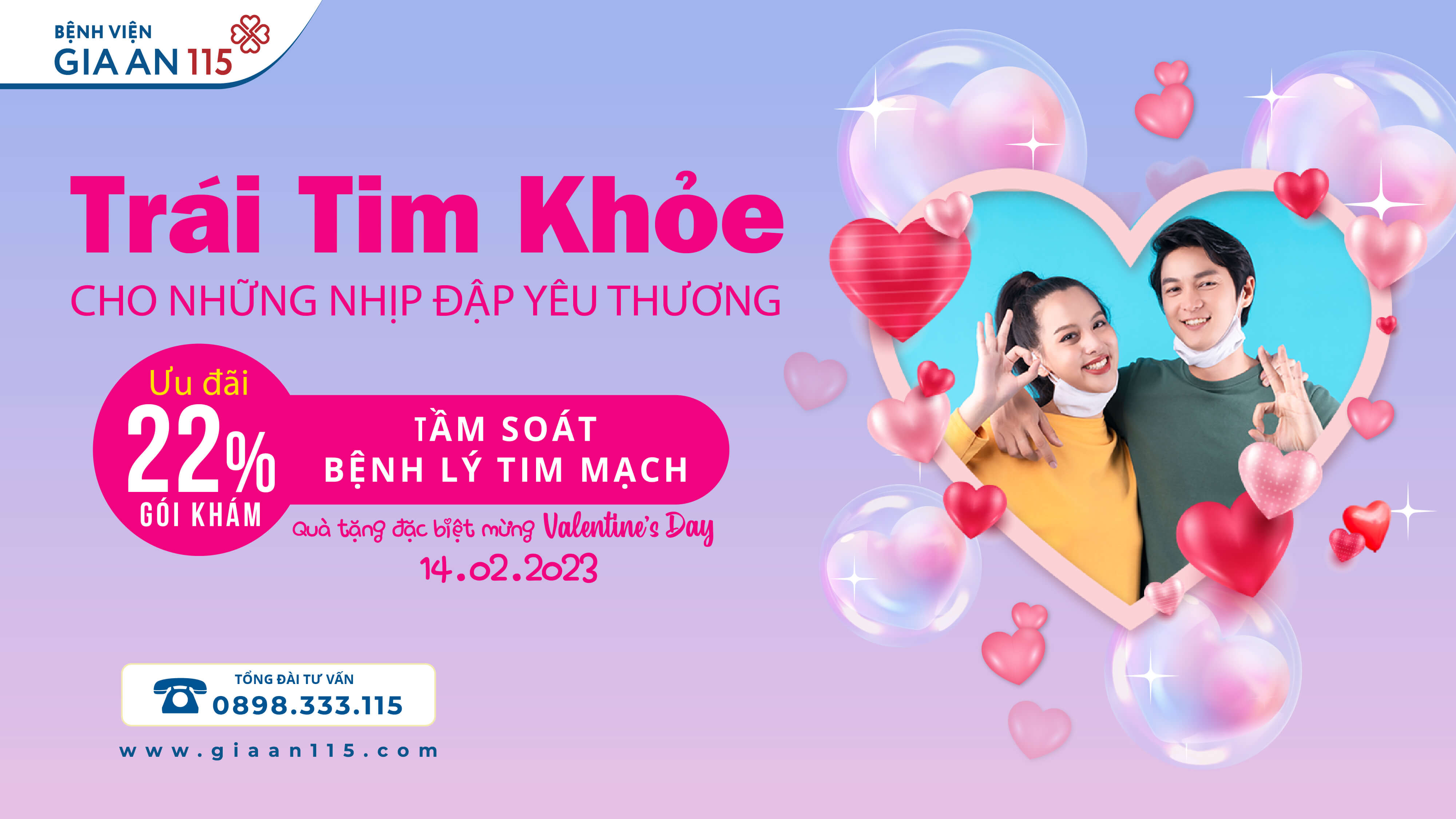 Ưu đãi 22% gói khám tim mạch tại Bệnh viện Gia An 115