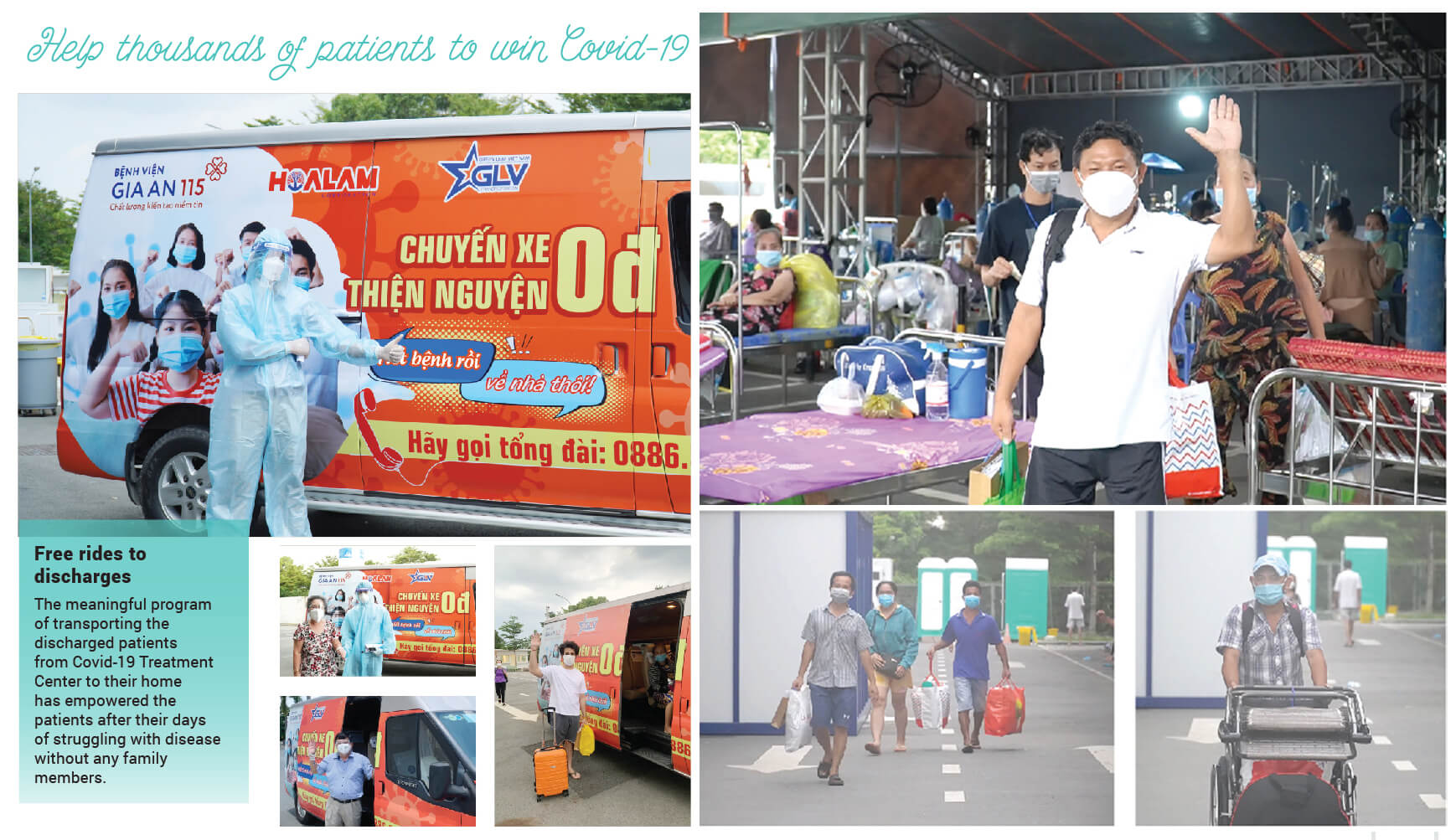 Patient wins Covid-19 and discharged from our hospital