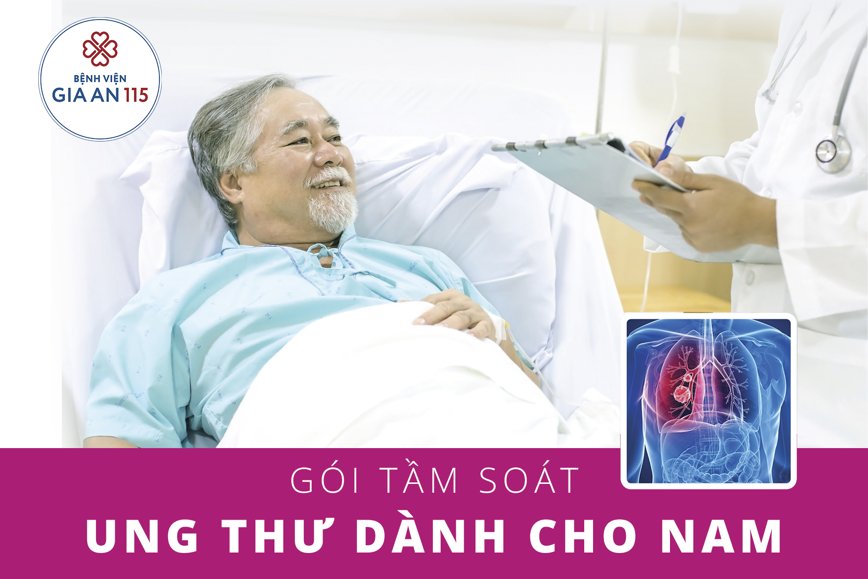 Gói tầm soát Ung thư cho Nam năm 2024