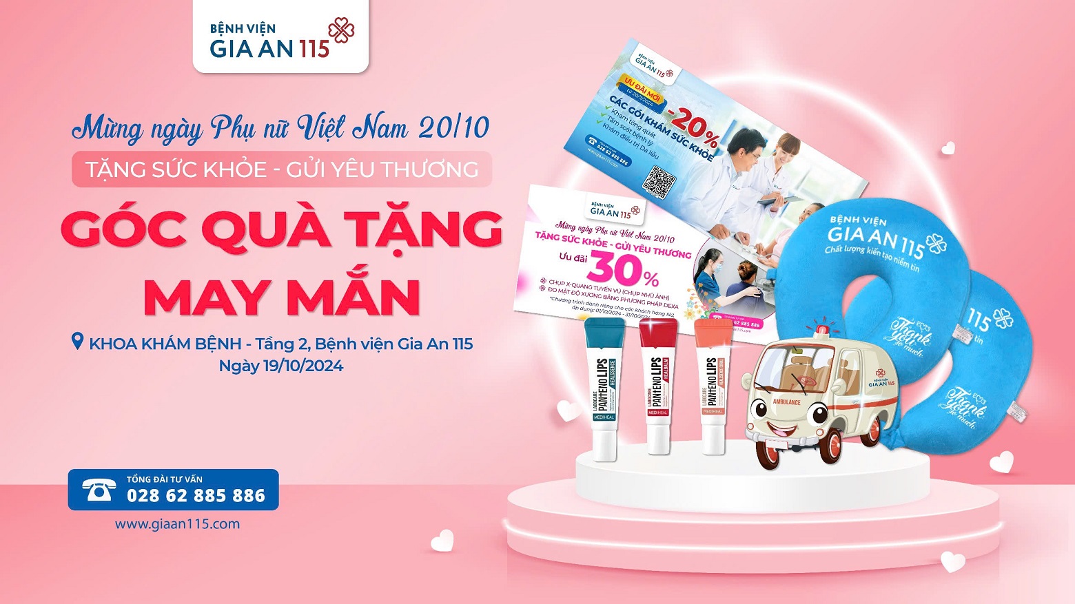 Quà yêu thương dành tặng tất cả Khách hàng nữ nhân Ngày Phụ nữ Việt Nam 20/10