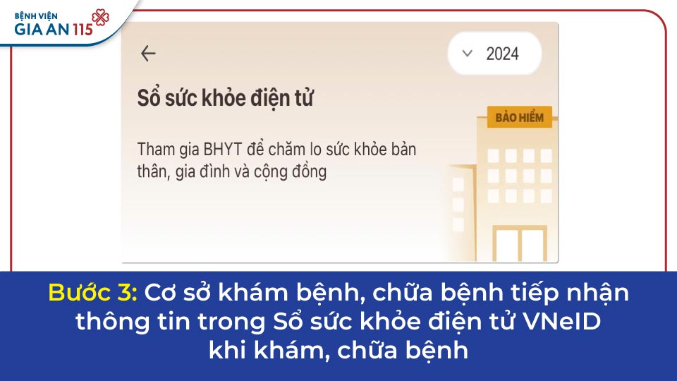 Hướng dẫn sử dụng sổ sức khỏe điện tử VNeID khi khám, chữa bệnh