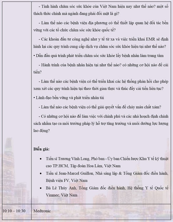 Mời tham dự Hội nghị Quản lý bệnh viện Châu Á lần thứ 24 (10-12/9/2025)