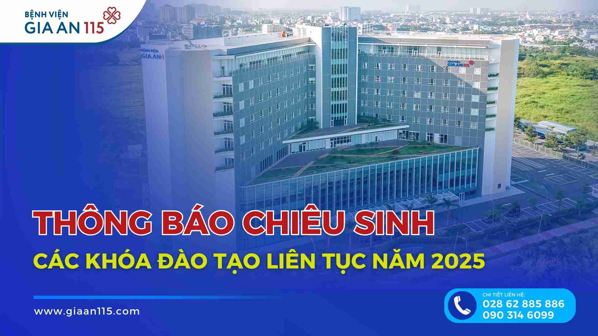 Thông báo về việc tổ chức các khóa đào tạo liên tục năm 2025