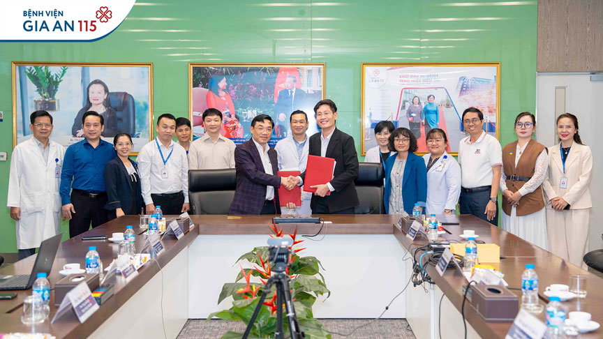 Bệnh viện Gia An 115 ký kết thỏa thuận hợp tác toàn diện với Trường Đại học Công nghệ TP.HCM (HUTECH)