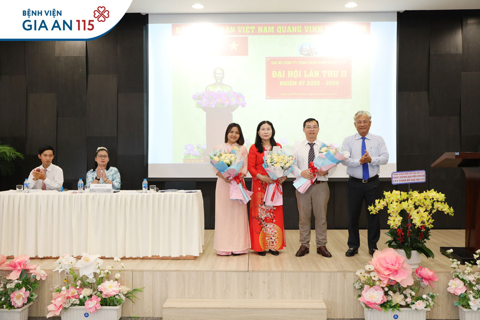 Chi bộ Công ty TNHH Bệnh viện Gia An 115 tổ chức thành công Đại hội lần thứ II nhiệm kỳ 2025 - 2030