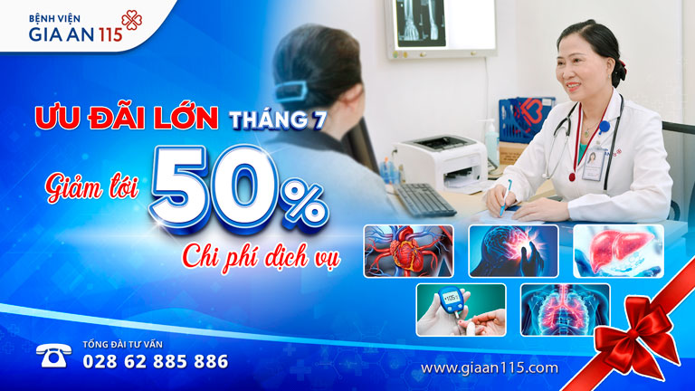 Loạt ưu đãi hấp dẫn trong tháng 7 tại Bệnh viện Gia An 115