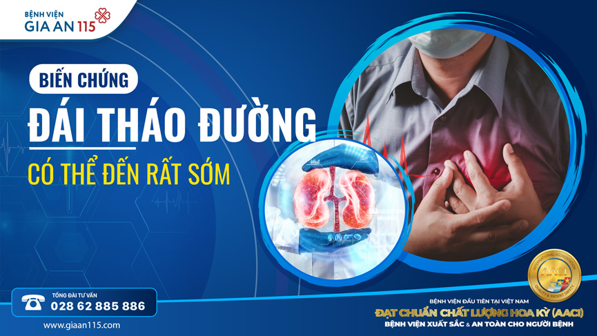 Biến chứng đái tháo đường có thể đến rất sớm
