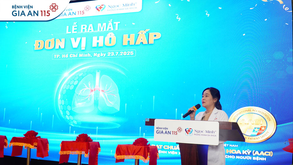 Bệnh viện Gia An 115 ra mắt đơn vị chuyên sâu về Hô hấp