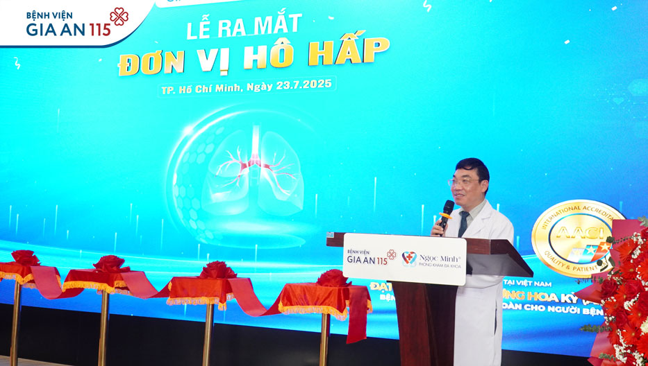 Bệnh viện Gia An 115 ra mắt đơn vị chuyên sâu về Hô hấp