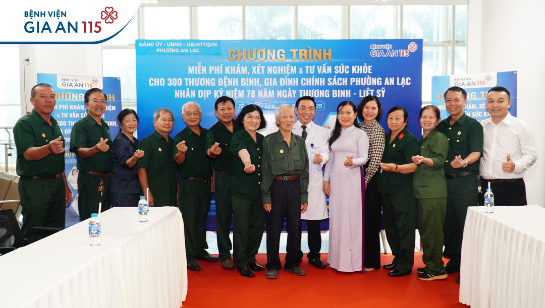 Khám bệnh, xét nghiệm miễn phí cho 300 thương bệnh binh và gia đình chính sách phường An Lạc, TP.HCM