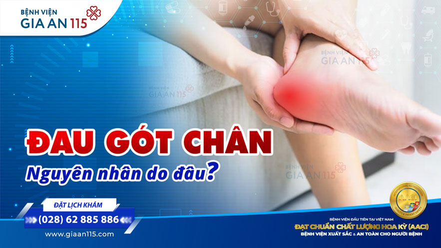 Đau gót chân trái Đau gót chân phải