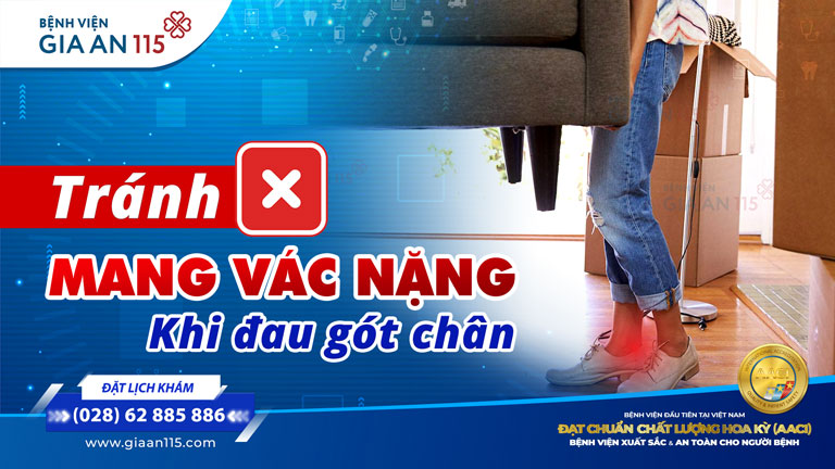 Đau gót chân trái Đau gót chân phải