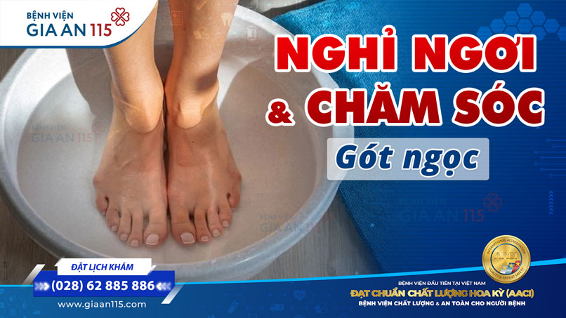 Cách làm giảm đau gót chân khi đứng lâu 