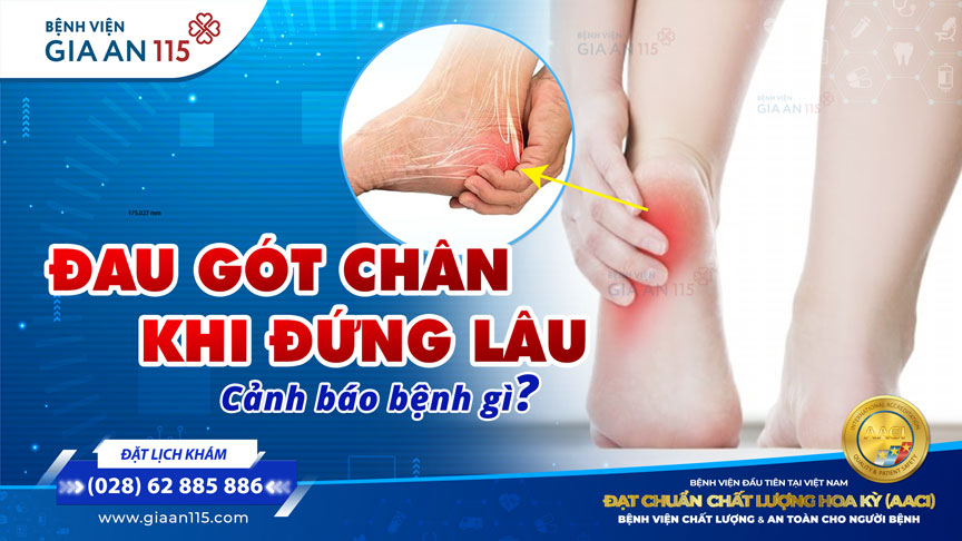 Cách làm giảm đau gót chân khi đứng lâu 