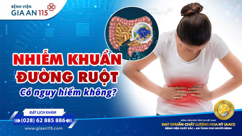dấu hiệu nhiễm khuẩn đường ruột