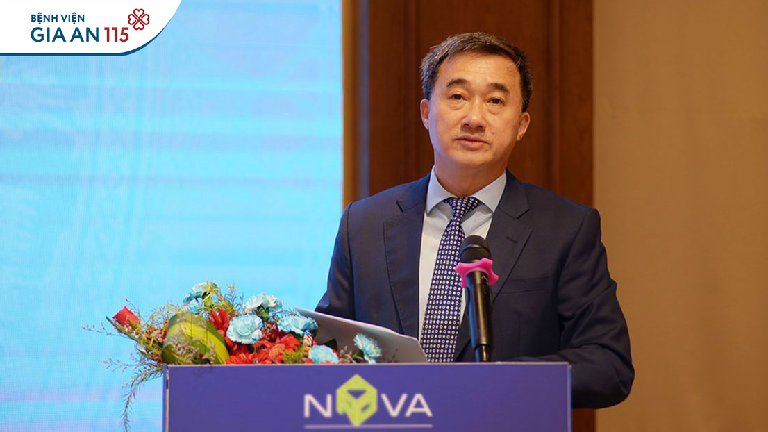 GS.TS. Trần Văn Thuấn – Thứ trưởng Bộ Y tế, Chủ tịch Hội đồng Y khoa Quốc gia phát biểu chỉ đạo Hội nghị