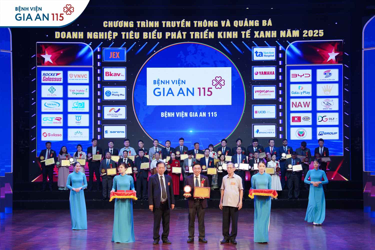 Bệnh viện Gia An 115 vinh dự đạt giải thưởng “Bệnh viện Xanh – Sạch – Thông minh 2025”