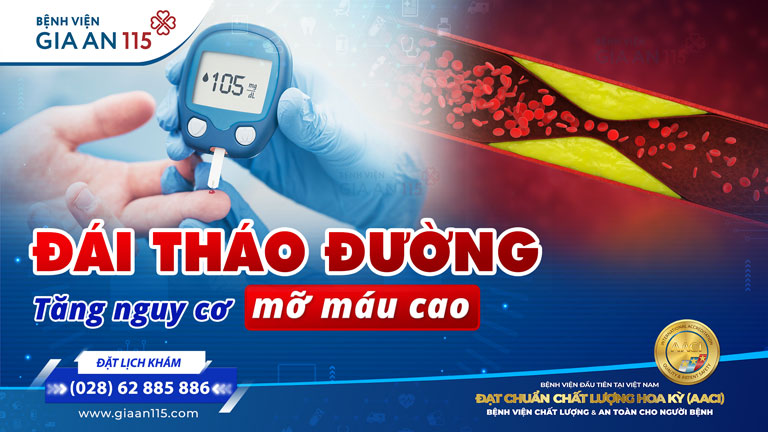 Đái tháo đường - Tăng nguy cơ mỡ máu cao