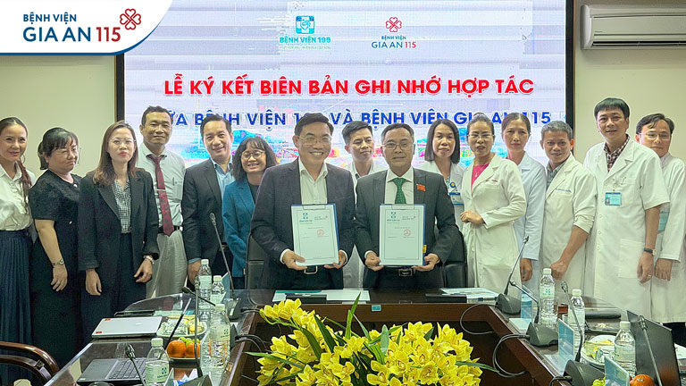 Bệnh viện 199 – Bộ Công an và Bệnh viện Gia An 115 ký kết ghi nhớ hợp tác