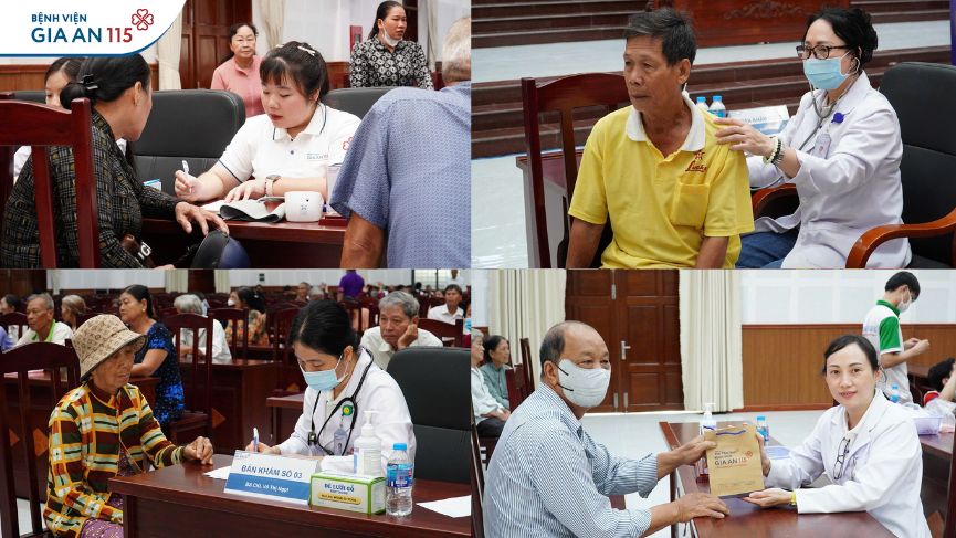 khám, phát thuốc miễn phí tại xã Vĩnh Viễn – Cần Thơ
