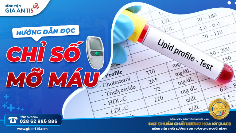 Bảng chỉ số mỡ máu