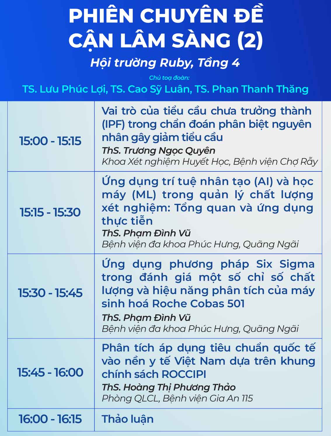 HỘI NGHỊ KHOA HỌC & CME LẦN THỨ NHẤT 2025