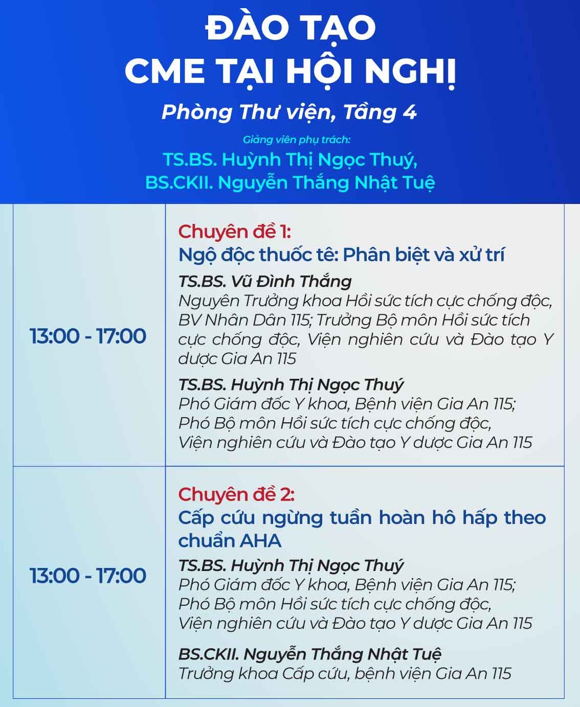 HỘI NGHỊ KHOA HỌC & CME LẦN THỨ NHẤT 2025