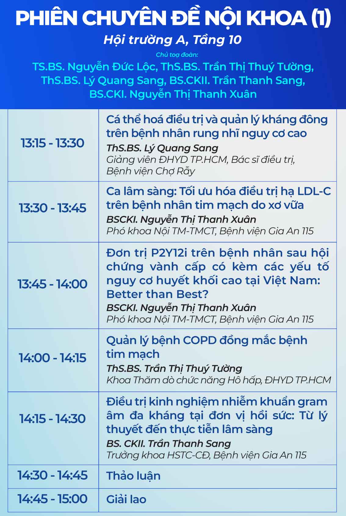 HỘI NGHỊ KHOA HỌC & CME LẦN THỨ NHẤT 2025