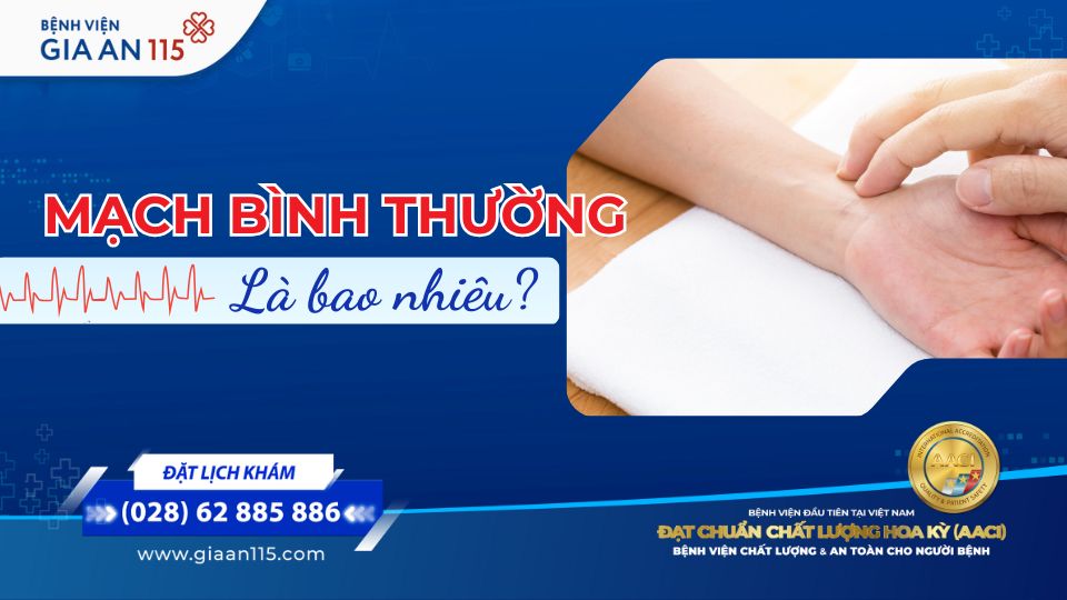 Mạch bình thường của người lớn: Bao nhiêu là ổn? Khi nào cần lo lắng?