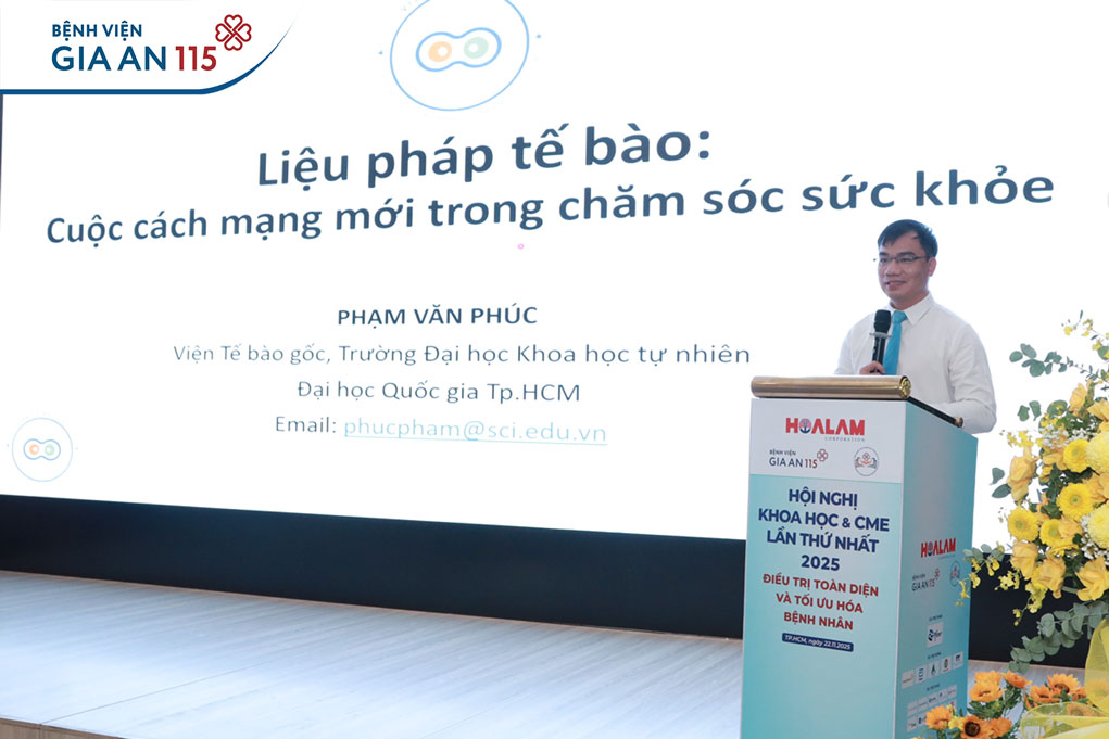 PGS.TS. Phạm Văn Phúc – Viện trưởng Viện tế bào gốc, Đại học Quốc gia TP.HCM