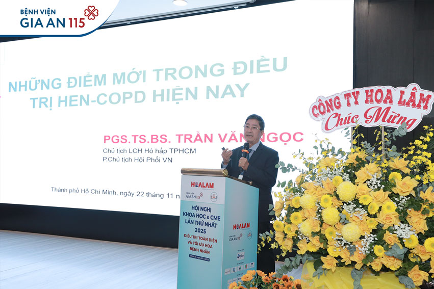 PGS.TS.BS. Trần Văn Ngọc – Chủ tịch Liên chi Hội Hô hấp TP.HCM; Phó Chủ tịch Hội Phổi Việt Nam