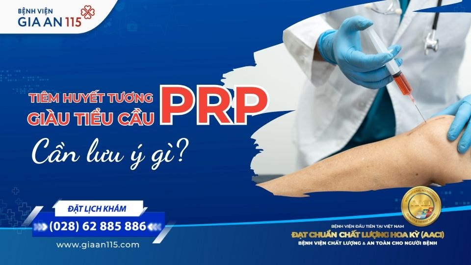 Tiêm huyết tương giàu tiểu cầu nhiều có tốt không