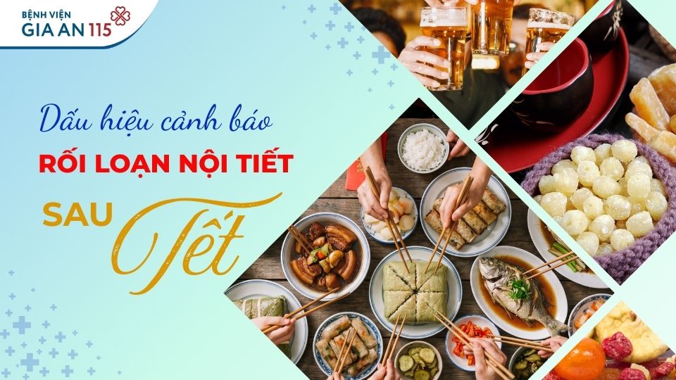 Dấu hiệu cảnh báo rối loạn nội tiết do ăn uống “xả láng” dịp Tết