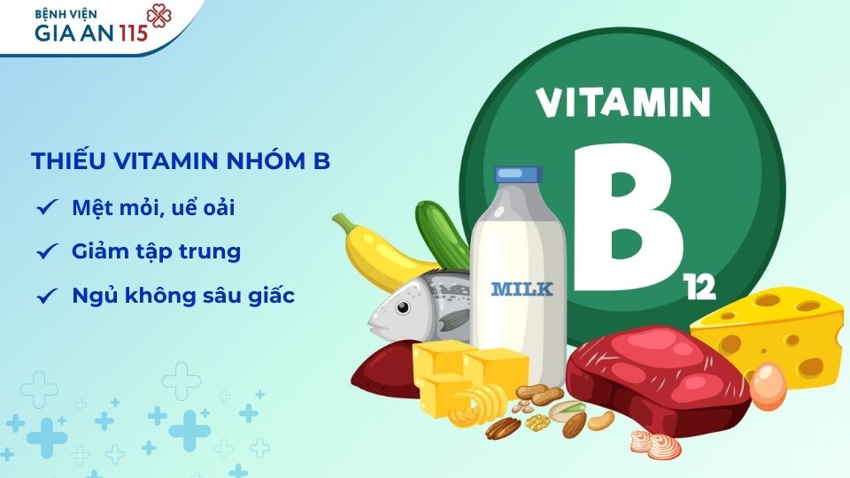 Thường xuyên mệt mỏi, mất ngủ: Thiếu dưỡng chất gì?