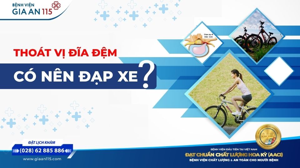 Thoát vị đĩa đệm có nên đạp xe không? Lợi hay hại nếu tập sai cách?