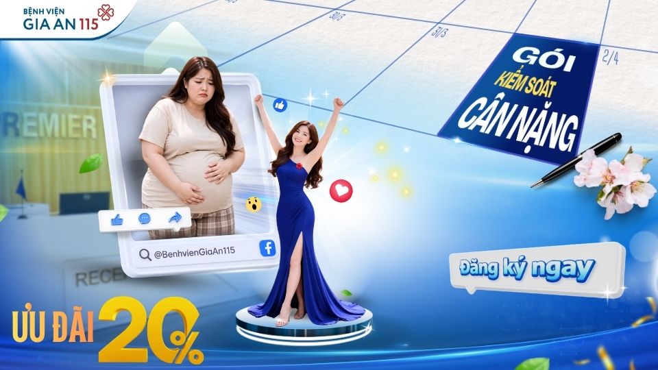 Kiểm soát cân nặng khoa học tại Bệnh viện Gia An 115