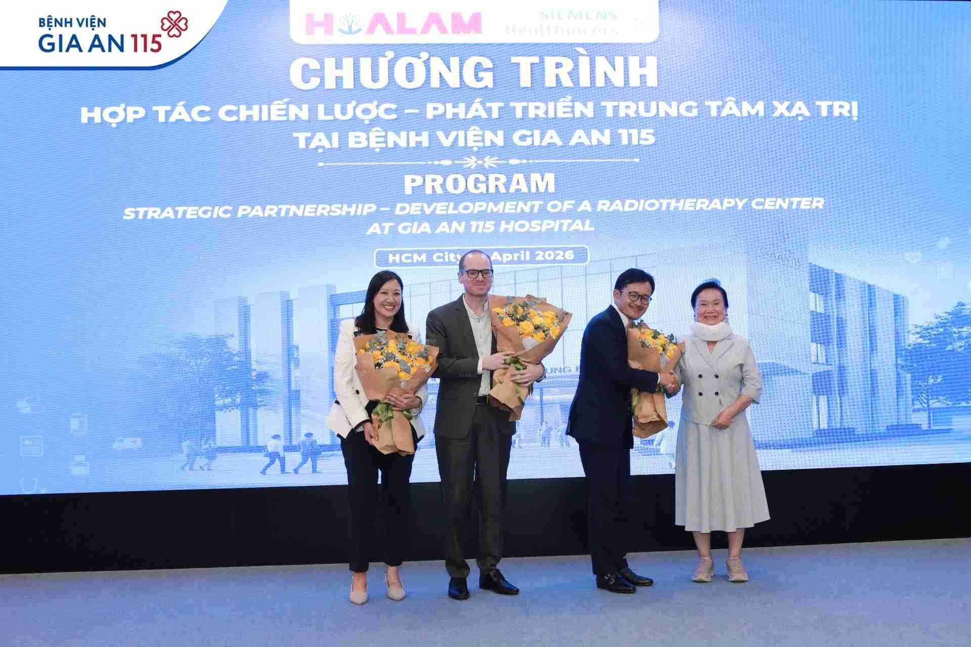 Tập đoàn Hoa Lâm và Siemens Healthineers hợp tác phát triển Trung tâm Xạ trị tại Bệnh viện Gia An 115