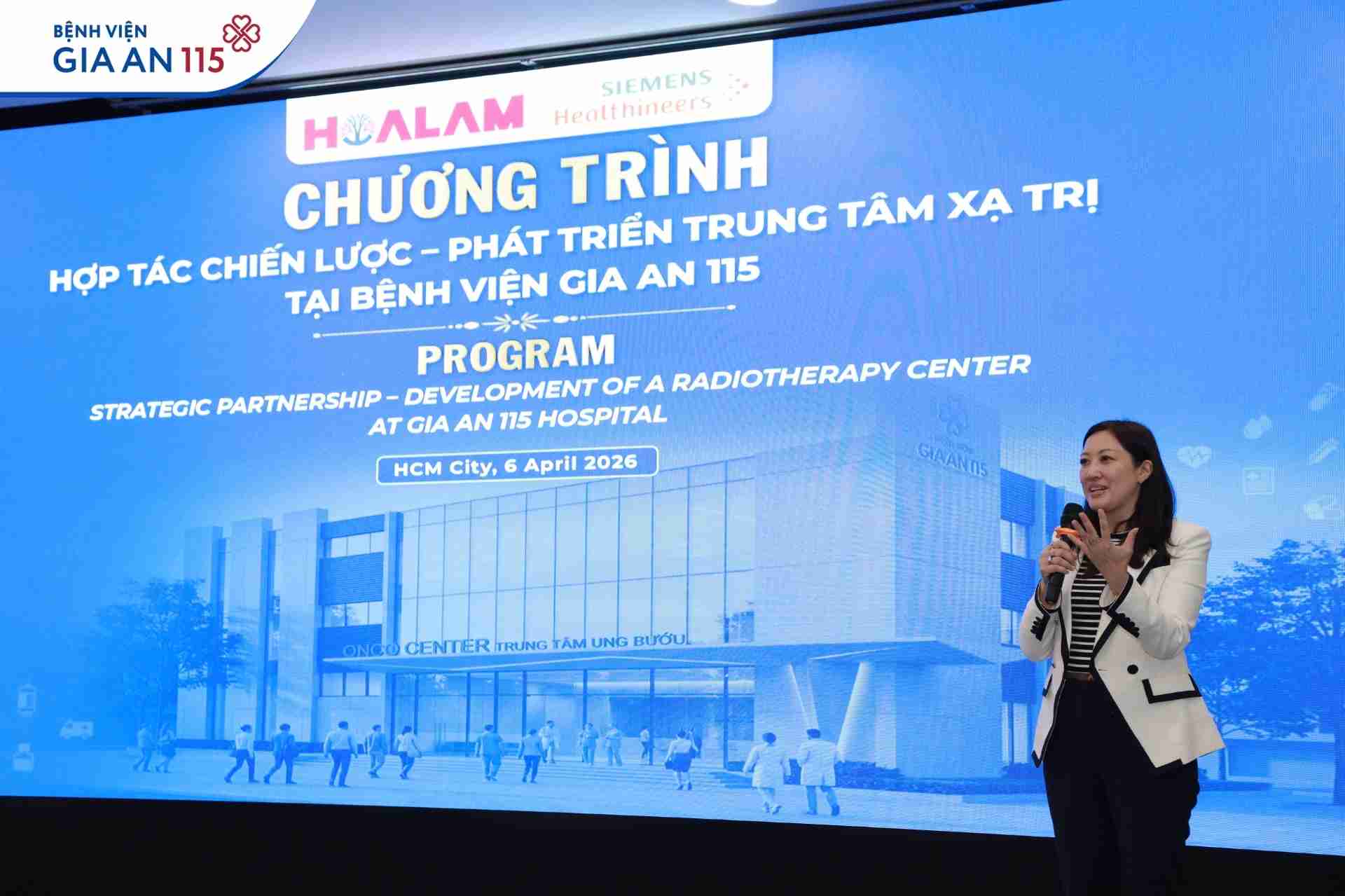 Tập đoàn Hoa Lâm và Siemens Healthineers hợp tác phát triển Trung tâm Xạ trị tại Bệnh viện Gia An 115