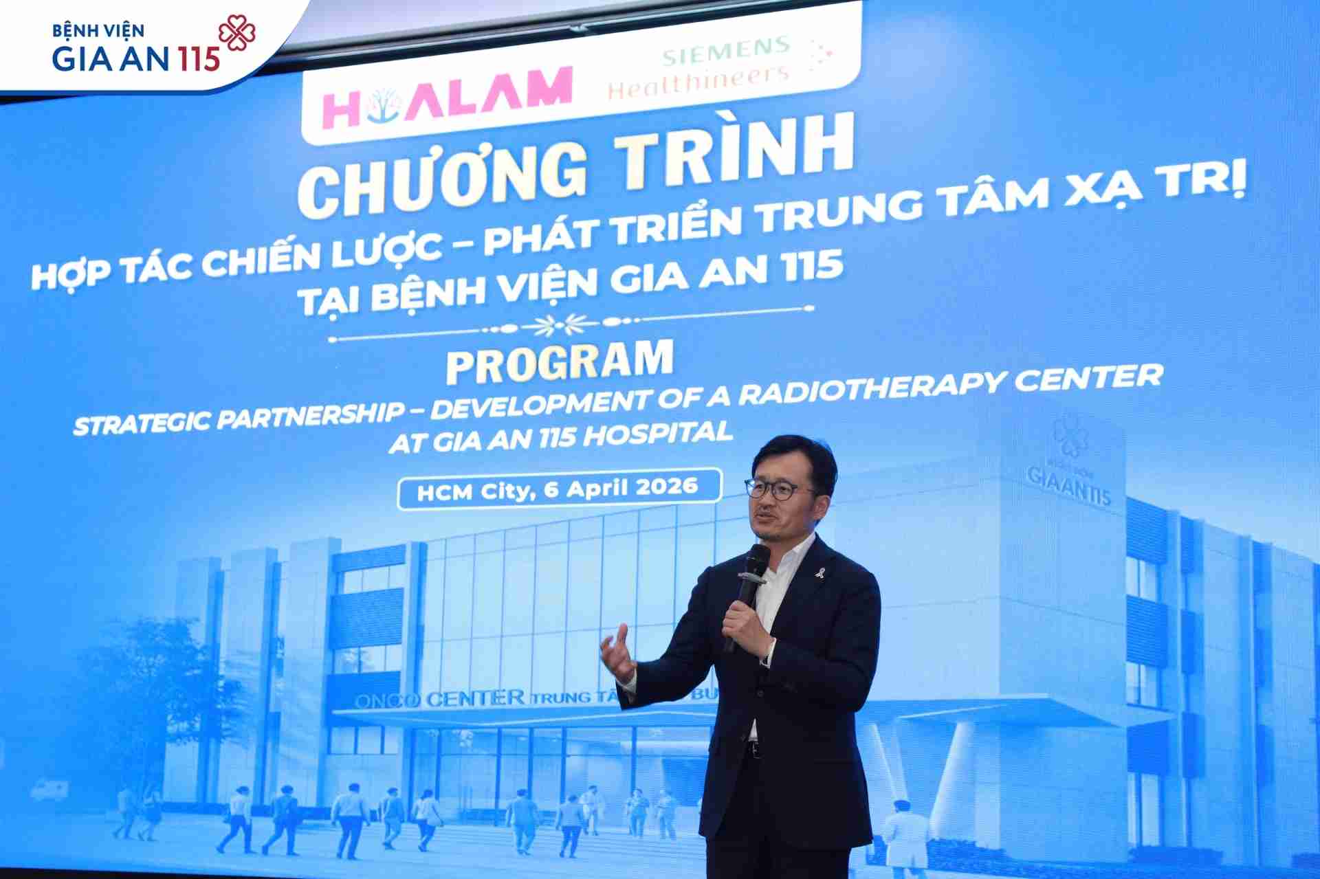 Tập đoàn Hoa Lâm và Siemens Healthineers hợp tác phát triển Trung tâm Xạ trị tại Bệnh viện Gia An 115