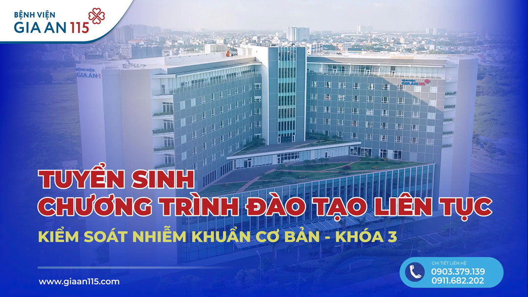 Chiêu sinh: Chương trình đào tạo liên tục Kiểm soát nhiễm khuẩn cơ bản - Khóa 3