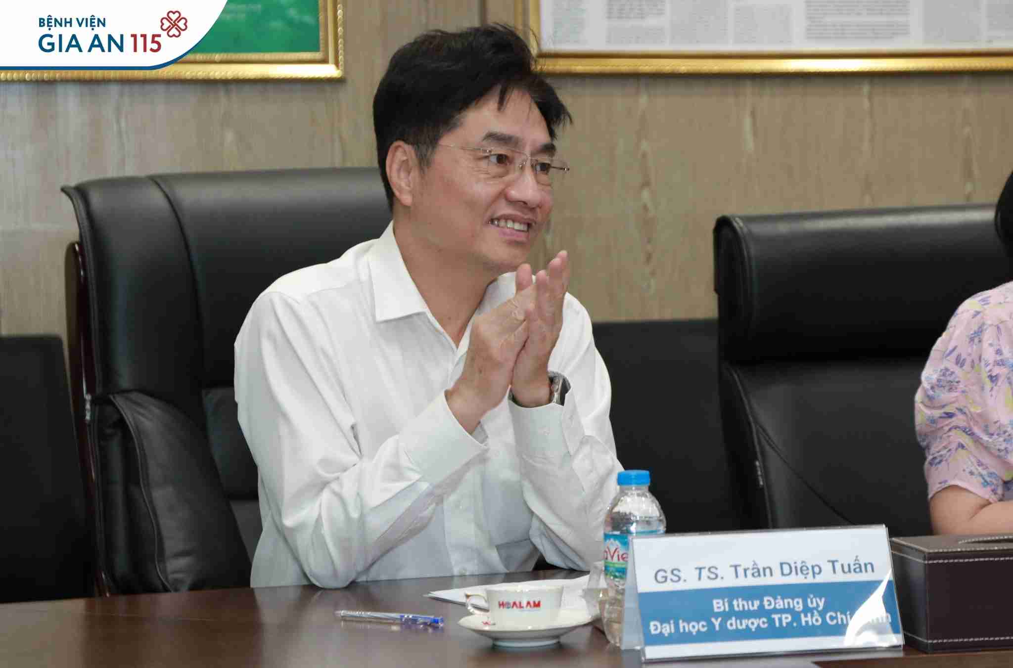Bệnh viện Gia An 115 làm việc với Đoàn công tác Đại học Y Dược TP.HCM