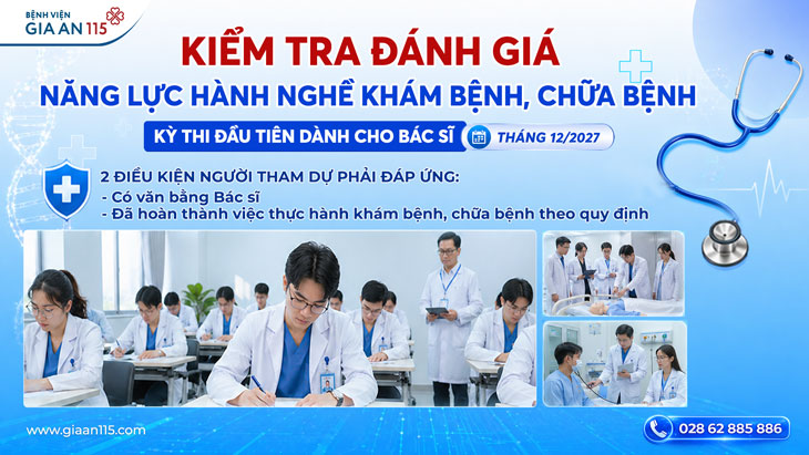 Kỳ kiểm tra năng lực hành nghề bác sĩ đầu tiên vào năm 2027: Muốn dự thi, bắt buộc hoàn thành 12 tháng thực hành