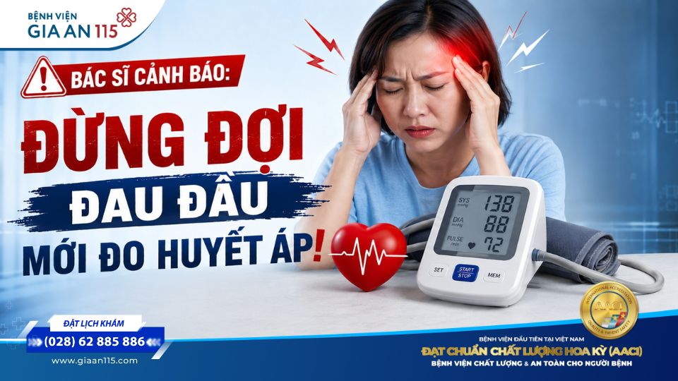Bác sĩ cảnh báo: Đừng đợi đau đầu mới đo huyết áp!
